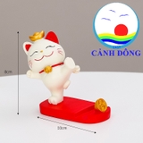 Mèo may mắn cute giá đỡ điện thoại mèo, giá đỡ tranh trang trí bàn , xe ô tô , quà tặng doanh nghiệp, quà tặng tết ý nghĩa