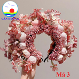 Cài tóc hoa chụp hình cổ trang, áo dài, cô dâu, tốt nghiệp , tết , dã ngoại phụ kiện chụp hình, phụ kiện cưới trang trí xinh