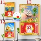 Lịch treo tường 2024 gỗ tráng gương hiện đại in UV 3D - thiết kế size và in ảnh theo yêu cầu làm quà tặng ý nghĩa