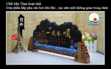Tranh phong thủy SƠN THỦY than hoạt tính mang đến may mắn cho gia chủ
