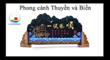 Tranh phong thủy SƠN THỦY than hoạt tính mang đến may mắn cho gia chủ