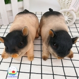 Quà tặng mô hình heo trang trí dễ thương sang trọng size lớn như thật