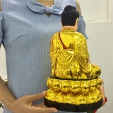 Tượng Phật Tổ Như Lai mạ lớp vàng 24K 29 cm - trang trí sang trọng