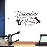 Decal dán tường Hairstylists phong cách