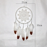 Dreamcatcher lông vũ đuôi vàng thuần khiết