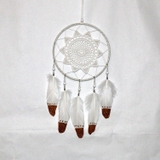 Dreamcatcher lông vũ đuôi vàng thuần khiết