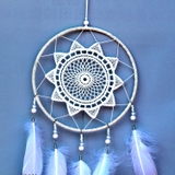 Dreamcatcher lông vũ đuôi vàng thuần khiết