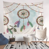 Tranh vải treo tường dreamcatcher trang trí  đáng yêu