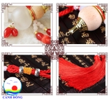 Dây treo xe ô tô hồ lô phong thủy may mắn bình an