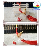 Dây treo xe ô tô hồ lô phong thủy may mắn bình an