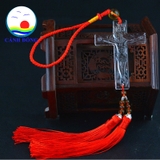 Dây treo xe hơi chúa Jesus pha lê bình an trên mọi nẻo đường