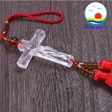 Dây treo xe hơi chúa Jesus pha lê bình an trên mọi nẻo đường