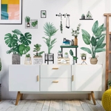 Decal dán tường khu vườn xanh nhiệt đới tươi mát