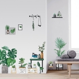 Decal dán tường khu vườn xanh nhiệt đới tươi mát
