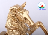 Tượng ngựa mã đáo thành công tung vó phong thủy sang trọng cao 38.5 cm