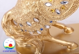 Tượng ngựa mã đáo thành công tung vó phong thủy sang trọng cao 38.5 cm