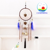 Chuông gió dreamcatcher lưới bắt giấc mơ lông vũ mềm mại