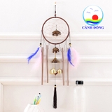Chuông gió dreamcatcher lưới bắt giấc mơ lông vũ mềm mại
