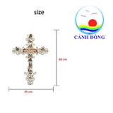 Decal dán tường Thánh giá Chúa Giêsu ý nghĩa sang trọng