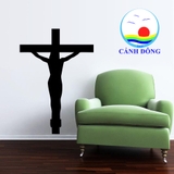 Decal dán tường hình cây thánh giá chúa Jesus