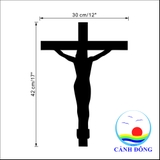 Decal dán tường hình cây thánh giá chúa Jesus