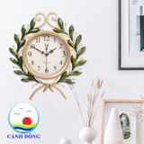 Đồng hồ treo tường Apollo vòng nguyệt quế nội thất hiện đại