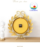 Đồng hồ treo tường Apollo vòng nguyệt quế nội thất hiện đại