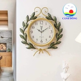 Đồng hồ treo tường Apollo vòng nguyệt quế nội thất hiện đại