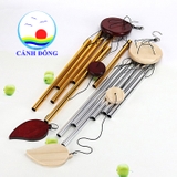Chuông gió chiếc lá may mắn 6 thanh sang trọng