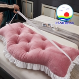 Gối tựa kê đầu giường 2 màu nam nữ trang trí kiểu hoàng gia sang trọng