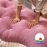 Gối tựa kê đầu giường 2 màu nam nữ trang trí kiểu hoàng gia sang trọng