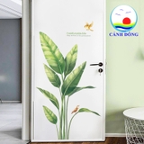 Decal dán tường cây xanh tươi chữ comfortable life ý nghĩa