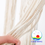 Giỏ hoa treo tường đan thừng Cảnh Đông - quà tặng thủ công decor phong cách mộc- không kèm hoa
