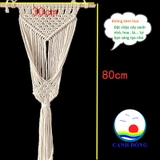 Giỏ hoa treo tường đan thừng Cảnh Đông - quà tặng thủ công decor phong cách mộc- không kèm hoa