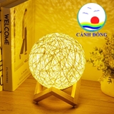 Đèn bàn qua cầu mây bầu trời đầy sao lấp lánh