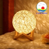 Đèn bàn qua cầu mây bầu trời đầy sao lấp lánh