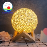 Đèn bàn qua cầu mây bầu trời đầy sao lấp lánh