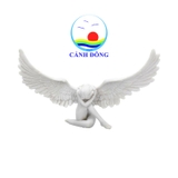 Tượng cô gái thiên thần 18cm đầy nghệ thuật
