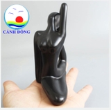 Tượng yoga thiền nhiều tư thế màu trắng đen sang trọng ý nghĩa