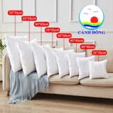 Ruột gối chất liệu bông PP cao cấp êm ái thoải mái