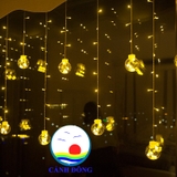Đèn trang trí chùm đèn led bóng tròn ánh sáng lãng mạn