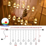 Đèn trang trí chùm đèn led bóng tròn ánh sáng lãng mạn