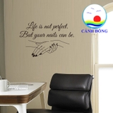 Decal dán tường trang trí salon nail spa beauty chữ ý nghĩa