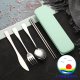 Bộ dụng cụ bàn ăn sang trọng lịch sự 4 món như hình