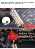 Dây treo xe ô tô Quan Âm Tam Diện nhìn 3 mặt sang trọng