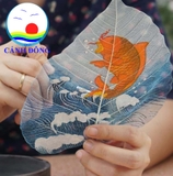 Sỉ lá bồ đề trơn 100 cái – nhận in ảnh, viết chữ thư pháp lên lá bồ đề theo yêu cầu