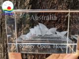 Quà lưu niệm pha lê AUSTRALIA NƯỚC ÚC Chạm Khắc 3D - Quà Lưu Niệm Sang Trọng
