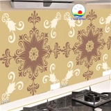 Decal dán tường giả gạch bông in họa tiết sáng tạo không gian nhà đẹp ấn tượng  - in theo size yêu cầu trên nhiều chất liệu - sẵn keo dán dễ