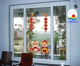 Decal dán kính trang trí Tết Chúc mừng năm mới an khang thịnh vượng dán tường, gỗ - in theo size yêu cầu trên nhiều chất liệu - sẵn keo dán dễ