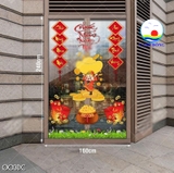 Decal trang trí Tết Chúc mừng năm mới an khang thịnh vượng dán tường, gỗ  - in theo size yêu cầu trên nhiều chất liệu - sẵn keo dán dễ